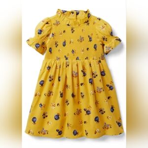 Janie & Jack Hannah smocked Fall floral dress
